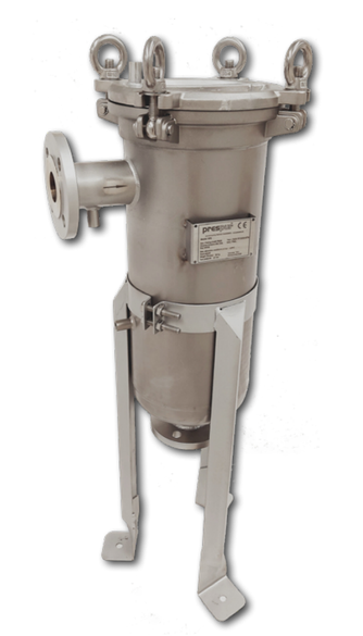 Fabricated bag filter
