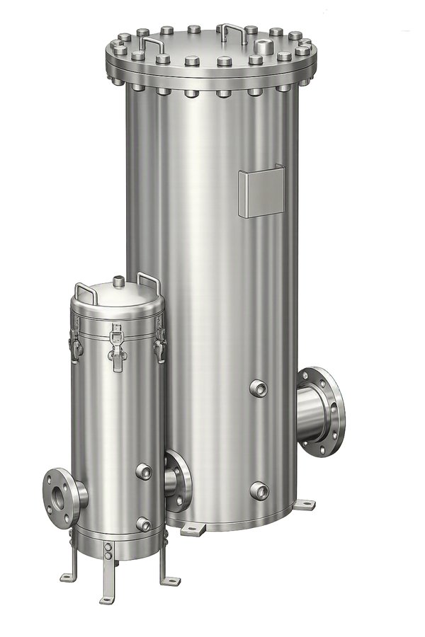 Fabricated multi-round cartridge filter