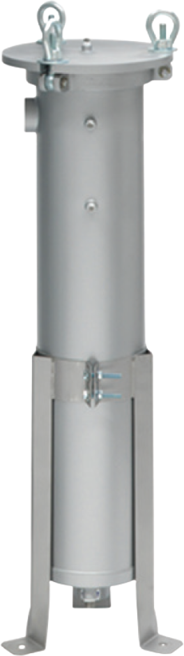 Liquid bag filter housing
