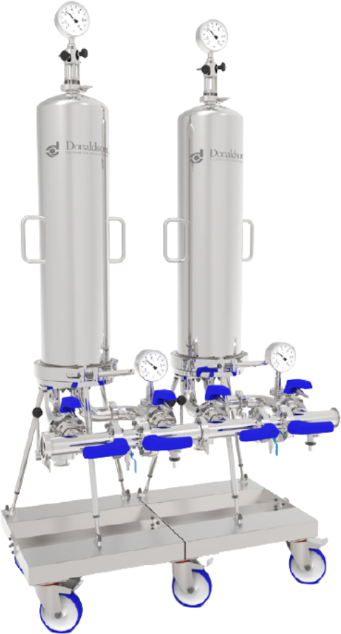 Modular liquid filtration skid